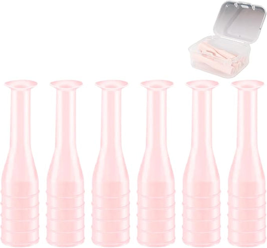 6PCS Hard Contact Lens Remover Tool with Storage Box Eye Care Inserts Removes Reusable Suction Cup Remover Contact Plunger Eye Contact Remover for RGP/OK/Hard Lenses Daily Care (pink)