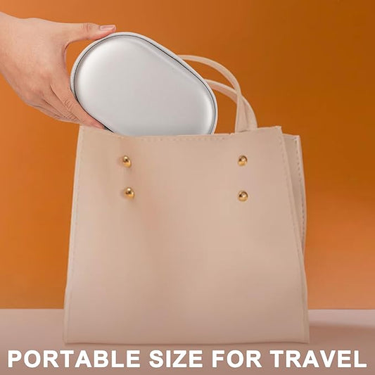 2 in 1 Contact Lens Case and Glasses Case, Portable Contact Box Bag with Mirror Tweezers Remover Tool Solution Bottle for Travel Daily Outdoor